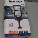 Solar Street Lights Outdoor Waterproof, LED Dusk to Dawn Solar Light, Flood Lights with Motion Sensor and Remote Control, for Exterior Wall, Patio, Yard, Deck, Garden,Parking Lot Lights(2-Pack) (Black)