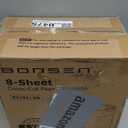 BONSEN Shredder for Home Office, 4 Gallons 8-Sheet Cross Cut Credit Card Shredder, Small Paper Shredder for Home Use, High Security Level P-4, ETL Certification (S3101) (Black)