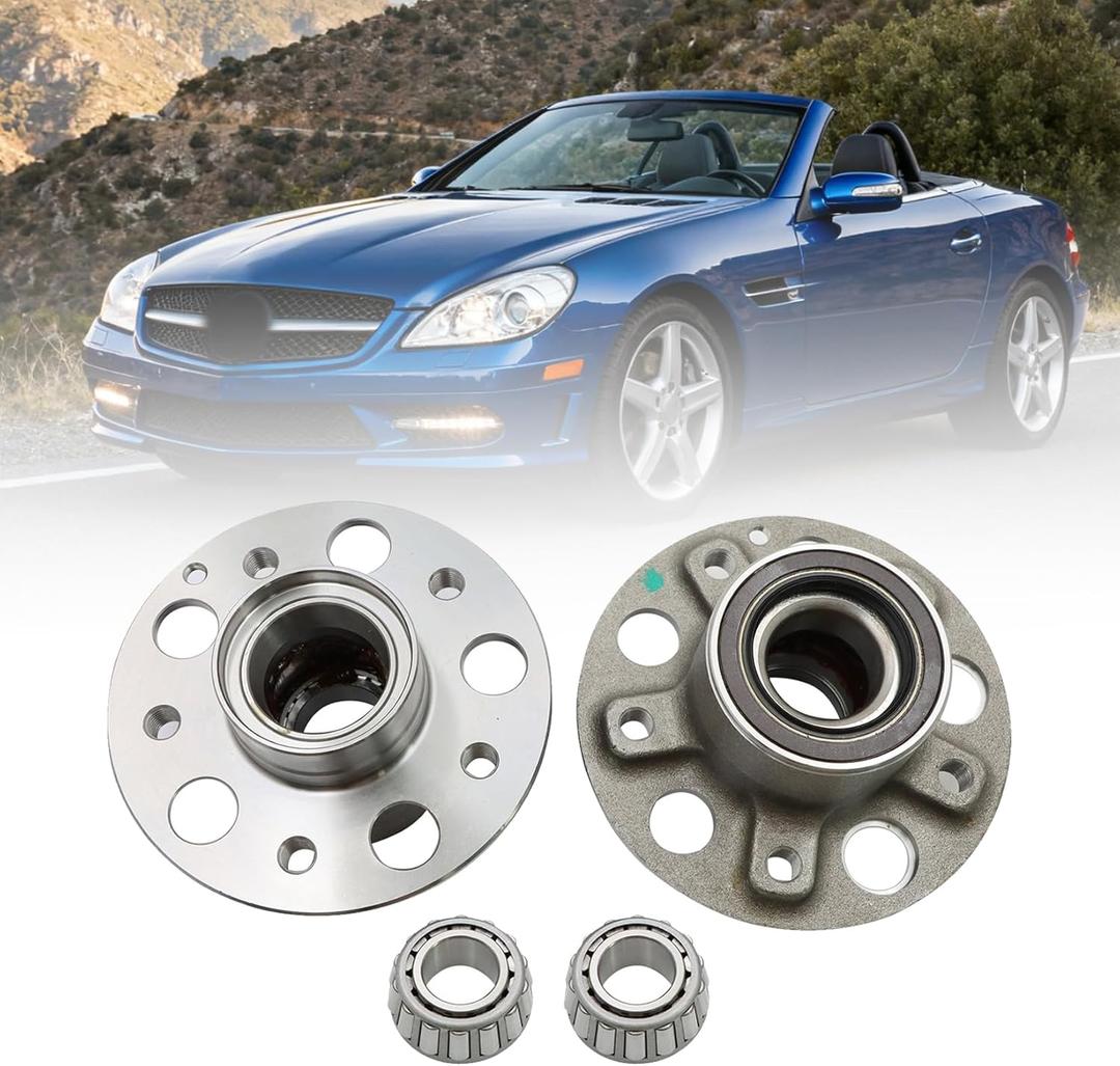 2 Pcs Front Wheel Bearing 2093300325 Compatible with Mercedes-Benz C-Class CLK-Class SLK-Class 2001-2010 C230 C240 C280 C32 C350 CLK320 CLK350 CLK500 CLK550 CLK55 SLK280 SLK300 SLK350 SLK55