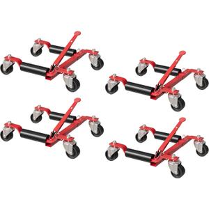 Garvee Car Dolly Jack Set of 4, Mechanical Wheel Dolly 6000LBS Capacity
