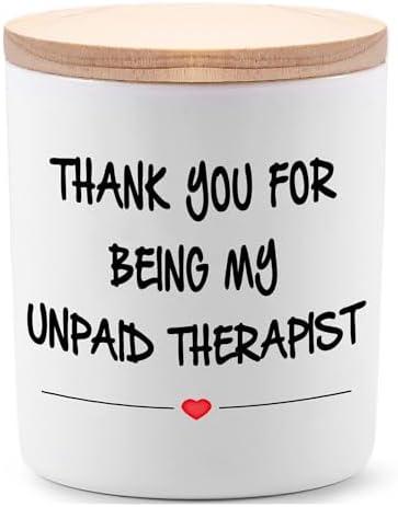 BFJLIFE Thank You Gifts for Women Bestie Coworker Unique Friendship Gifts for Best Friend Christmas Birthday Appreciation Candle Lavender Scented Soy Candles, 2 Pack