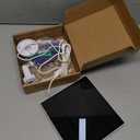 Solar Panels for Ring Camera Outdoor (New Generation) 5W 5V Solar Panel Charger with USB-C&Plug for Spotlight Cam Plus&Stick Up Cam Pro.Waterproof IP65 360Adjustable 2M Cable (White, 1)