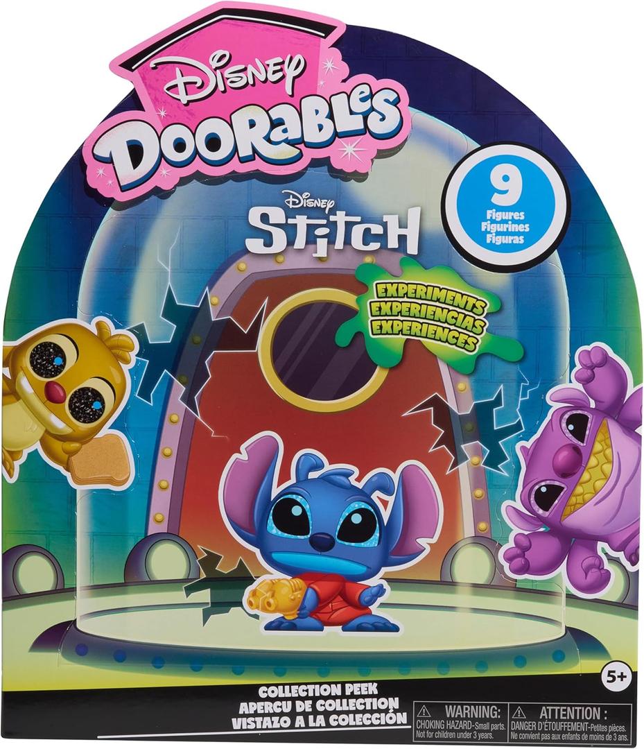 Disney Doorables Stitch Experiments Collection Peek, Kids Toys for Ages 5 Up