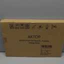 AKTOP 2-Pack Cork Board Bulletin Board 16x11 inch, Small Framed Corkboard with Linen for Wall, Hanging Pin Board Picture Board for Home Office Decor, Cute Vision Board with 25 Pushpins (Vintage White)