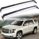 Roof Rack Cross Bars Fit for 2017-2023 GMC Acadia with Side Rails, Easy Install 220 lbs Aluminum Crossbars Cargo Carrier, Rooftop Accessories for Bike Kayak Surfboard Skis Luggage