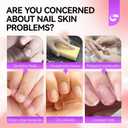 2 x Gelike EC Cuticle Remover Moisturizing Balm: Nail Cream Deep Nourishment for Dry Damaged Cuticles  Long Lasting Hydration  Strengthener and Growth Treatment  Nail Care for Home DIY, 20g