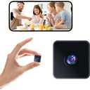 Hidden Cameras - Spy Camera - 1080P HD Indoor Camera - Mini Nanny Cam with Night Vision & Motion Detection- Indoor/Outdoor Wireless Security Cameras for Home, Car, Baby & Pet Monitoring(Square)-X1