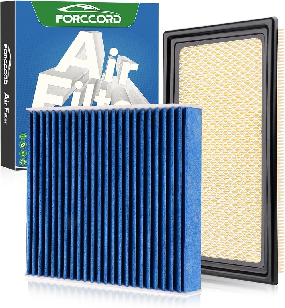 Cabin & Engine Air Filter Fit for Explorer 2011-2019, 3.0T Flex 2010-2019, Fusion 2010-2012 3.5L, Taurus 2009-2019, MKT 2010-2019 Replacement CF11176 CA10242 Car Accessories
