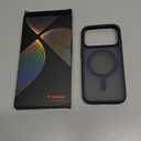 TORRAS for iPhone 17 Pro Case, Camera Control, Fit for MagSafe, Military-Grade Protection, Magnetic Slim Translucent Anti-Fingerprint Phone Case for iPhone 17 Pro 6.3", Deep Blue