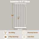 Fairy Baby Fairy Baby Walk Through Baby Gate Auto Close White Child Safety Gates Extension