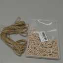 DIYASY 120 Pcs Mini Wood Clothespins,1 Inch Small Craft Wooden Clips with Jute Twine for Photo Wall and DIY Craft.