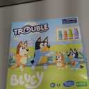 Hasbro Gaming Trouble: Bluey Edition Board Game for Kids, 2-4 Players, Race Bluey, Bingo, Bandit, or Chilli to The Finish, Ages 5 and Up (1 unit)