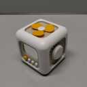 Busy Cube Toy for 1 Year Old Boy, Montessori Toys for 1+ Year Old, Travel Sensory Toys for Toddlers 1-3, Learning Fine Motor Skills| 1st Birthday Gifts 9 12 Months Baby Easter Basket Stuffers (Off-white)