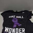 One Ball Wonder Testicle Cancer Testicular Cancer Awareness T-Shirt, XL