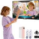 Interactive AR Sports Game Console, 21-in-1 Motion Sensing Video Games for Kids Ages 6-12 Boys Girls