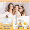 9 Pcs Turmeric Skincare Set with Moisturizing Facial Cleanser,Toner,Face Serum, Facial Cream, Eye Cream,Travel Size Lip Balm and 3 Hydrating Face Sheet Masks Skin Care Set