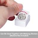 Blank Mahjong Tiles Set, 32 Pieces, Suitable for 1.2 "(30mm) Standard Size American Mahjong Tiles, Replace Lost Tiles & Can Be Used Together with Mahjong Stickers (Stickers Not Included)