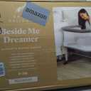 Baby Delight Beside Me Dreamer Bassinet | Bedside Sleeper | 6-Position Height Adjustment | Charcoal Tweed