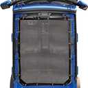 Sunshade for Ford Bronco,Mesh Sun Shade Bikini Top Cover Bimini Top for Ford Bronco Accessories 2021 2022 2023 2024 2025 4 Door - Blocks UV, Wind, Noise (Grey)