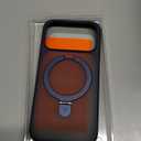 TORRAS Ostand for iPhone 17 Pro Case Magnetic, Fit for MagSafe, 4X Military Drop Protection, Camera Control, Slim Phone Case for iPhone 17 Pro with Kickstand, Translucent Matte Cover 6.3", Deep Blue