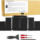 A1417 Laptop Battery Replacement for MacBook Pro 15 inch Retina A1398 [ Mid 2012 Early 2013], fits MD831LL/A MC975LL/A MC976LL/A ME665LL/A ME664LL/A
