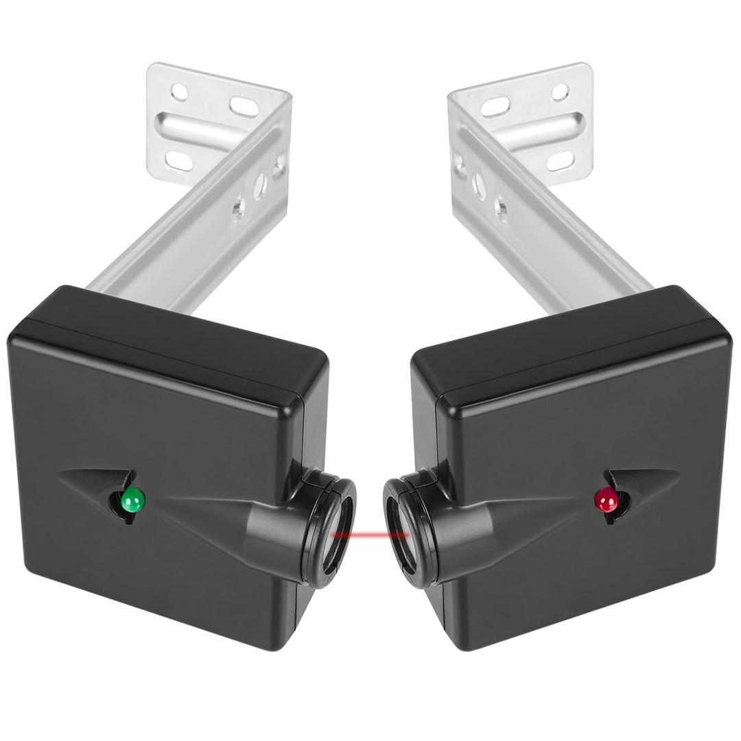for Genie Garage Door Sensor with Bracket, GSTB-R STB-BL Safety Beams Replacement for Genie/Overhead Garage Door Sensor, Compatible with Genie/Overhead Garage Door Opener Made After 1993