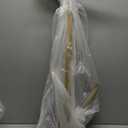 6 ft Arch Backdrop Stand, Wedding Arch Frame, Stable Metal Background Stand with Square Base Ground Nails, for Birthday Party Baby Shower Garland Decoration, Gold