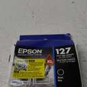 EPSON 127 DURABrite Ultra Ink Black Cartridge For NX-530, NX-625, WF-3520, WF-3530, WF-3540, WF-545, WF-60, WF-630, WF-633, WF-635, WF-645, WF-7010, WF-7510, WF-7520, WF-840, WF-845,Water Resistant