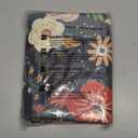 Office Chair Mat for Hardwood Floor & Tile Floor,36"x48"Heavy Duty Desk Chair Mat for Hard Floors, Under Desk Rug for Rolling Computer Chair,Anti Slip,Low Pile Carpet Floor-Black Multicolor Flower