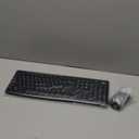 Logitech MK270 Wireless Keyboard and Mouse Combo for Windows, 2.4 GHz, 8 Multimedia Keys, PC, Laptop, Wireless Keyboard Compact Mouse Combo - Black