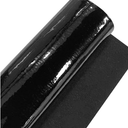 Amazon.com: CALFOVERA 53 x 11.8 Inch Glossy Mirrored Faux Leather Roll 1mm Black PU Leather Sheet Smooth Solid Color Shiny Synthetic Leatherette Vinyl Fabric for DIY Craft Making Furniture Upholstery