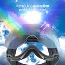 Ski Goggles Anti-Fog Snow Goggles - Dual Lenses UV Protection OTG Snowboard Goggles