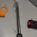 1500W Portable Lawn Trimmer, Electric Stringless Weed Wacker, 90 Adjustable Head Angle, Stingless Lightweight Grass Weedeater Blades for Dense Weeds and Garden Yard Trimming (Black(24V Battery))