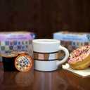 Double Donut Coffee Flavored Coffee Pods, Chocolate Raspberry Coffee, Single Serve Medium Roast Coffee for Keurig K Cups Brewers, 24 Count