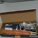 4 Pack 800 LED Solar Starburst Sphere Lights,Firework Light Remote Control Timer 8 Modes Dimmable, Waterproof Hanging Sparkly Fairy Light for Patio Party Tent Halloween Christmas Decor (Warm White)