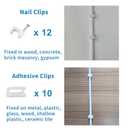 DIANMU 26FT Power Extension Cable with Adapter for Wyze Cam Pan V3, Arlo Essential, Blink Outdoor (3rd Gen) - Weatherproof L-Shaped Micro USB Charging Cord and Charger (Not for Wyze V3) - 2 Pack