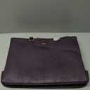 LOVEVOOK Women's Vintage Leather Work Tote, 15.6 Inch Laptop Bag, Waterproof Business Bag, Retro Purple