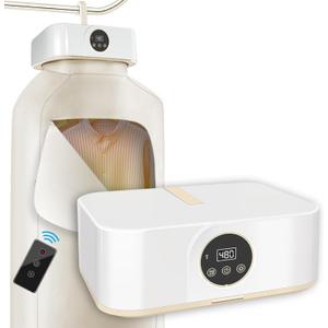 Portable Clothes Dryer, Electric Laundry Dryer with Remote Control, Foldable Remote Control Drying Machine With Dryer Bag, for Laundry Apartments and Travelling, Hotel Room