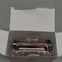 4 Pack Extra Large Hair Claw for Women, 5'' Strong Hold Bright Clamps for Thick and Long Hair, 90's Non-slip Square Jaw Clips for Curly Hair,