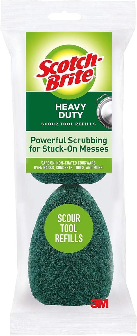 Scotch-Brite Heavy Duty Scrub Brush Refills, 14 Refills (14 Count)