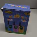 Walkie Talkies for Kids Toys Valentines Day Gifts for Kid Boys Girls 4-6, 3 Miles Range Walkie Talkie to Camping, Outdoor, 4 Year Old Girl Birthday Gifts for 3-9 Year Old Boy Girl Gifts (Blue&Pink&Yellow)