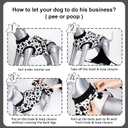 Dog Surgery Recovery Suit,Female Male Dog Onesie for Spay Neuter,Substitute E-Collar & Cone,Anti-Licking Breathable Onesie for Large Dogs, Cow 