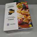 Cuisinart Waffle Maker, 1250W Round Classic Waffle Iron, 5-Setting Adjustable Browning Control, WMR-CANAS, Brushed Stainless