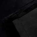 Melodieux 100% Blackout Velvet Curtains for Bedroom Living Room - Super Soft - Thermal Insulated Drapes with Black Liner, 52 by 84 Inch, Black (2 Panels)