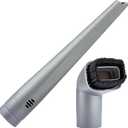 2 Pack for Shark Crevice Tool and Vacuum Dust Brush for Shark Navigator Lift-Away Vacuum Cleaner NV350, NV352, NV355, NV356E, NV370, UV440, UV440CCO, Part Number 112FFJ, 122FFJ