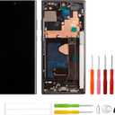 [with Frame][Supports Fingerprint Function] SWARK New OLED LCD Display Compatible with Galaxy Note 20 Ultra SM-N985F Touch Screen Digitizer Assembly Replacement with Upgraded Repair Tools Kit
