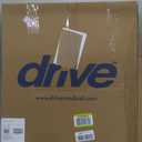 Drive Medical 11148-1 Folding Steel Bedside Commode Chair, Portable Toilet, Supports Individuals Weighing Up To 350 Lbs, with 7.5 Qt. Bucket and 13.5 Inch Seat, Grey