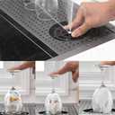 24 Inch Nano Black Undermount Hidden Bar Sink with Glass Rinser 24x14 Stainless Steel Undermount Workstation Sink Bar Prep Sink 16 Gauge Single Bowl Undermount Kitchen Sink with Cup Washer