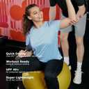 Hanes Womens Cool Dri Performance V-Neck T-Shirt, Moisture-Wicking Short Sleeve Tee, 40+ UPF Protection, 1 Or 5 Pack (Pink, M)