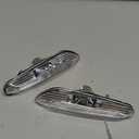 Turn Side Marker Lamp Cover, 2PCS, Fits for E46 325i 325xi 330i 330xi 2002-2005 (Transparent)